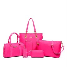 TRAVEASY 6 Sets Fashion Women Bag Ox New Ladies Handbags Large Capacity Tote Bag - £83.28 GBP