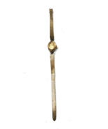 Croton Womens Gold Metal Vintage Watch Untested - $376.33 MXN