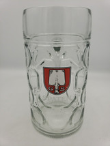 Spaten Munchen GS Large Dimpled Glass beer Stein Mug 1 Liter Germany AUS... - $18.66