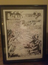 Detective Comics 359 DC 1967 Batman Origin Batgirl Splash Page 22&quot; x 29&quot; Print - £31.42 GBP