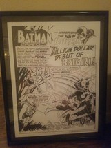 Detective Comics 359 DC 1967 Batman Origin Batgirl Splash Page 22" x 29" Print - $39.95