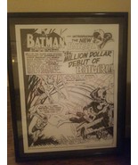 Detective Comics 359 DC 1967 Batman Origin Batgirl Splash Page 22&quot; x 29&quot;... - $747.86 MXN
