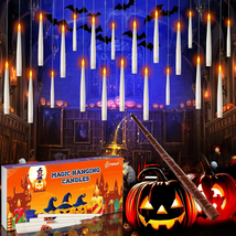 Halloween Decorations, 20Pcs Floating Candles with Wand Remote, Flickering Warme - $44.88