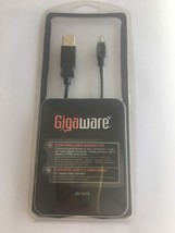 Gigaware - USB-A Male to Mini USB-B Male Cable - 6 Feet Cord, (26-1415) - £8.56 GBP