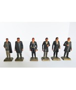 Vintage 1960 s Marx Toys Lot of 6 President Figurines Taft Roosevelt Lin... - $24.99
