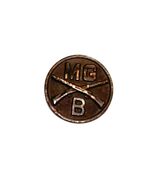 WWI Machine Gun Corps Company B Collar Pin (1914–1918) - $45.00