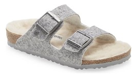 NEW Birkenstock Girls ARIZONA Happy Lamb Grey Sandals Slides Size 33 $70 - £29.52 GBP