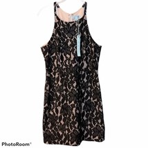 NWT She And Sky Black Lace Halter Dress Size Small - $19.80