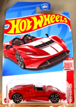 2023 Hot Wheels #82 Red Edition 4/12 McLAREN ELVA Red w/Gray Trap5 Spoke Wheels - £8.25 GBP