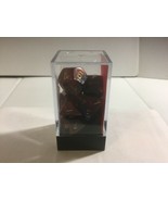 DICE Chessex Gemini BLUE/RED 7-Dice Set Marble Shiny d20 d10 d6 26429 - $12.95