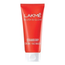 Lakme Blush &amp; Glow Strawberry Creme Face Wash 100 gm - £10.29 GBP