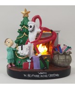Disney Tim Burton Nightmare Before Christmas Light Up Santa Jack Scene - £38.91 GBP