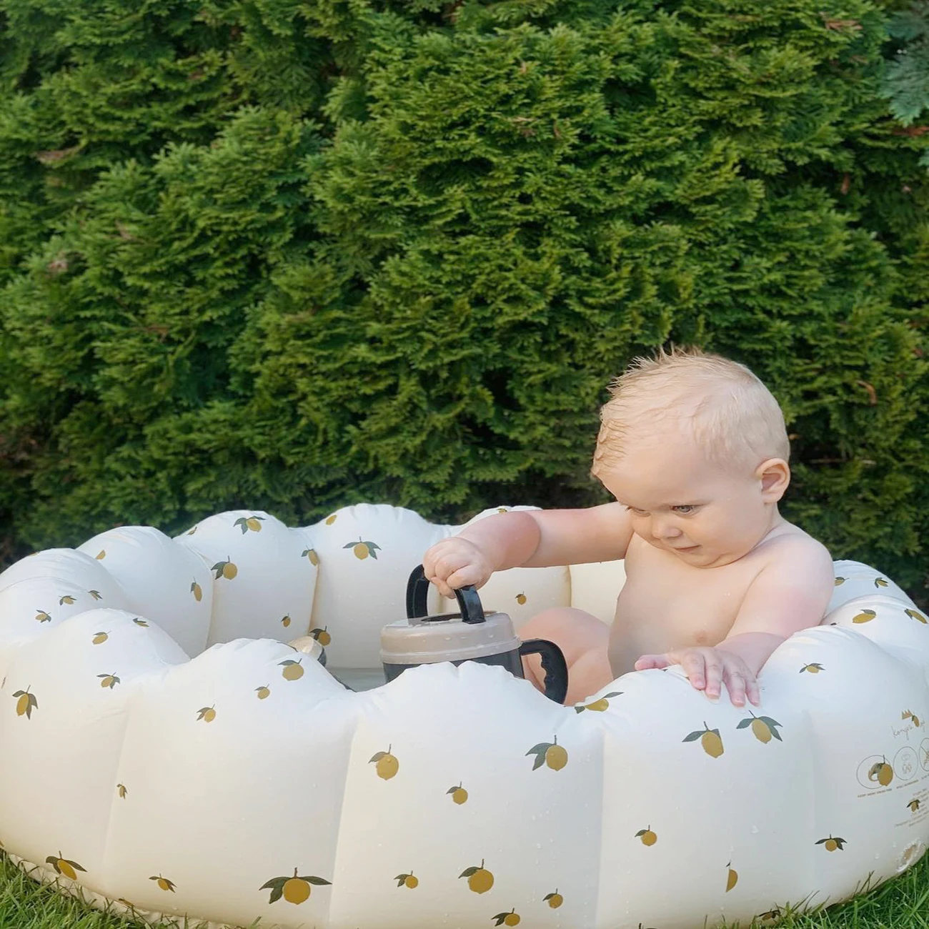 Play Baby Swimming Pool Portable Inflatable Pool Play Round PVC  Toddler Garden  - £37.11 GBP