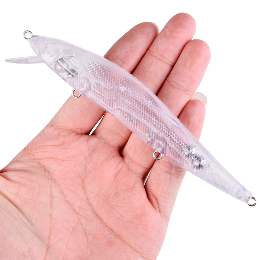 20pcs 14 cm/20g Unpainted Minnow Fishing Lures Topwater Wobbler Hard Baits Crank - $44.58