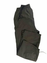 Five Rock Work ear Lined Mens Pants Drawstring Green Nylon XXL Ankle Zip Opening - £11.33 GBP