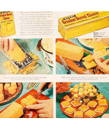 1959 Kraft Cracker Barrel Cheddar Cheese Advertisement Dairy Snack DWII27 - $41.01 CAD