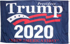 President Trump 2020 Keep America First 68D Nylon Flag 5&#39;x8&#39; - £46.23 GBP