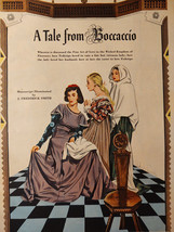 1947 Original Esquire Art J Frederick Smith Paintings A Tale From Boccacio - £7.72 GBP