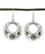 Charming Earring Smoky Quartz Earring Engagement Jewelry Homespun Earrin... - $558.02 MXN