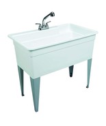 BigTub Utility Tub Combo 40 in. x 24 in. 33 in. Polypropylene Floor Moun... - £141.54 GBP