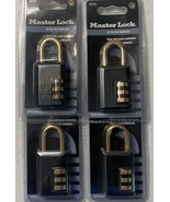 Master Lock Padlock Set Your Own Combination Luggage Lock 1-3/16&quot; Wide 6... - £15.04 GBP