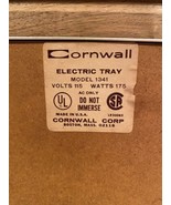 Cornwall Electric Tray Mdel 1341 Heating Warm Mid Century Modern Hot Pla... - $31.35