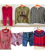 Bundle of 7 pcs girl 7-9 clothing: Zara, Crewcuts, Hanna Andersson short... - $992.65 MXN