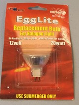 Cal Pump EggLite Halogen Bulb Bi-Pin 20W 12V Submersible Pond - £20.31 GBP