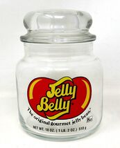 Jelly Belly Beans Jar with Air Tight Lid Candy Nuts Storage 18 oz US Seller - $12.80