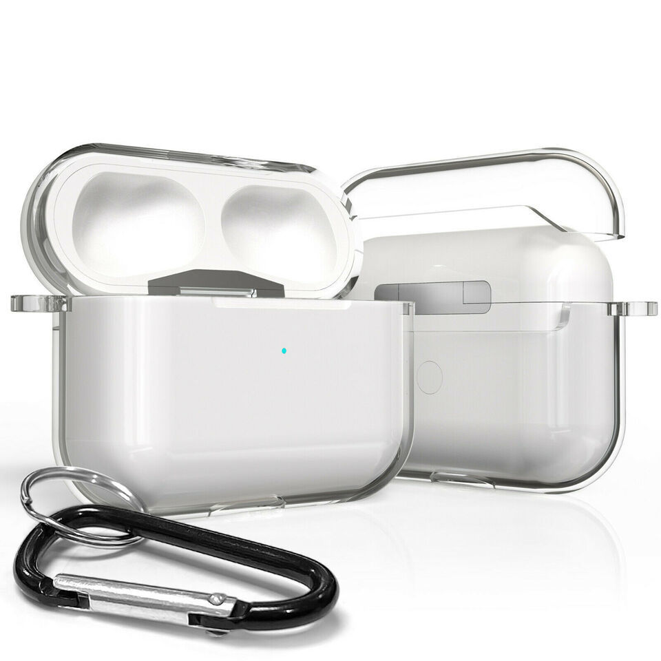 Transparent Soft Plastic TPU Case w/Clip for CLEAR For AirPod AirPods 3r... - $5.86