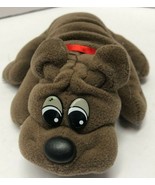 Pound Puppies Newborn Brown with Short Ears 7&quot; Plush VINTAGE Figure - £15.50 GBP
