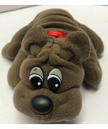 Pound Puppies Newborn Brown with Short Ears 7&quot; Plush VINTAGE Figure - $27.13 CAD