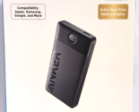 Anker - Power Bank (10000mAh, 12W, USB+USB-C Input/Output) - Black OPEN BOX - $19.34
