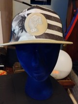 Hurley Snapback Island Tropical Print Mesh Back Trucker Hat Lion Panther Rare - £19.00 GBP