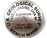 Zion National Park Fridge Magnet Souvenir US Geological Survey Benchmark... - £15.68 GBP