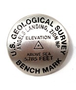 Zion National Park Fridge Magnet Souvenir US Geological Survey Benchmark... - £15.90 GBP