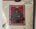 Dimensions Fashion Art #80313 Fancy Christmas Tree Felt &amp; Fabric Appliqu... - £8.03 GBP
