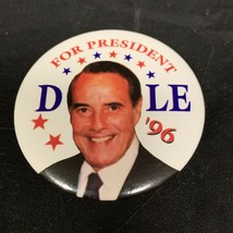 1996 Bob Dole Presidential Campaign Button KG Election Political President - £6.96 GBP