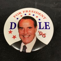 1996 Bob Dole Presidential Campaign Button KG Election Political President - £7.00 GBP