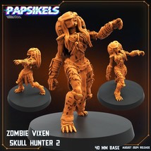 3D Printed Papsikels August 2024 Scifi Zombie Vixen Skull Hunter 2 28mm ... - $6.64+