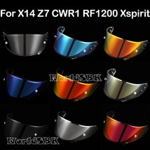 12 Color Gold Iridium Motorcycle Full Face Helmet Visor Lens Case for Shoei X14 - £10.83 GBP+