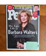 PEOPLE MAGAZINE BARBARA WALTERS PASSES AWAY Cover Killer On Campus Jan 1... - $219.10 MXN
