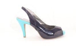High Heel John Study Sexy Sandals Blue Green Patent Women&#39;s  6.5 ($) - £39.90 GBP