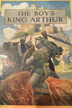 The Boy&#39;s King Arthur - Sidney Lanier Illustrated by N.C. Wyeth 1919 HC ... - $54.45