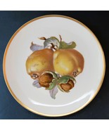 Vtg Rosenthal Germany Aida Crownford China Fruit Plate 7 5/8 Pear &amp; Waln... - $460.23 MXN