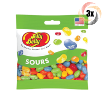 3x Bags | Jelly Belly Gourmet Beans Sours Flavor Candy | 3.5oz | Fast Shipping! - $16.49