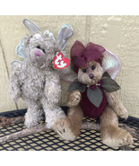 Bearington Bears TINKER #1404 + Beanie Rafaella  10” Fairy Bear Plum Outfit - $29.78 CAD