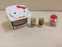 Dollhouse Miniature Hello Kitty TV, Candy, Sweet Juice Set. Pretty and Rare - $27.00