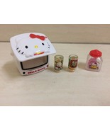 Dollhouse Miniature Hello Kitty TV, Candy, Sweet Juice Set. Pretty and Rare - £21.08 GBP