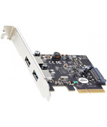 STARTECH.COM PEXUSB312A3 2 PORT USB PCIE CARD 10GBPS/PORT - USB-A - £57.78 GBP